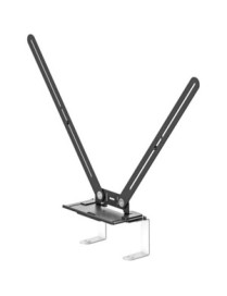 Logitech Mounting Bar for TV Mount, Video Conferencing System, Surveillance Camera, Video Bar - Gray - 47" to 63" Screen Support