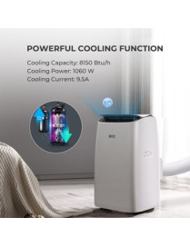 Eva Groups Ultima Cosa Aria Clima 4-in-1 Smart Portable Air Conditioner - Cooler, Heater - 8000 BTU/h Cooling Capacity - 10500 B