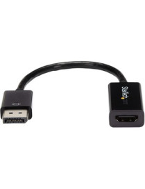 StarTech.com DisplayPort to HDMI Adapter, 4K 30Hz Active DP to HDMI Video Converter, Ultra HD DP 1.2 to HDMI 1.4 Monitor Adapter