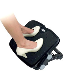 StarTech.com Adjustable Under Desk Foot Rest - Ergonomic Footrest - Large 18x14in - Office Footrest Stool w/ Adjustable Height, 