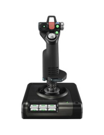 Logitech Saitek X52 Professional H.O.T.A.S. Part-Metal Throttle and Stick Simulation Controller - Cable - USB - PC