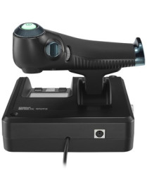 Logitech Saitek X52 Professional H.O.T.A.S. Part-Metal Throttle and Stick Simulation Controller - Cable - USB - PC