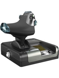 Logitech Saitek X52 Professional H.O.T.A.S. Part-Metal Throttle and Stick Simulation Controller - Cable - USB - PC