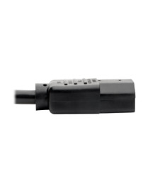 Tripp Lite P006-18N-2 Standard Power Cord - For Desktop Computer - Black - 1.5 ft Cord Length