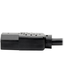 Tripp Lite P006-18N-2 Standard Power Cord - For Desktop Computer - Black - 1.5 ft Cord Length