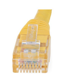 StarTech.com 1ft CAT6 Ethernet Cable - Yellow Molded Gigabit - 100W PoE UTP 650MHz - Category 6 Patch Cord UL Certified Wiring/T