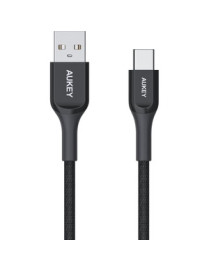 Eva Groups AUKEY USB-A to USB-C Charging and Data Cable - 3.9 ft USB/USB-C Data Transfer Cable for Smartphone, MacBook, Chromebo