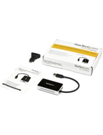StarTech.com USB 3.0 to HDMI External Video Card Multi Monitor Adapter with 1-Port USB Hub - 1920x1200 / 1080p - Connect an HDMI