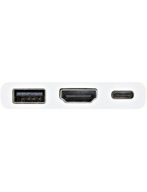 StarTech.com StarTech.com USB C Multiport Adapter with HDMI 4K & 1x USB 3.0 - PD - Mac & Windows - White USB Type C All in One V