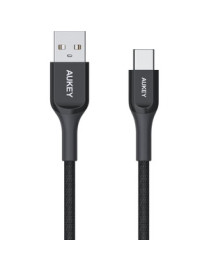 Eva Groups AUKEY USB-A to USB-C Charging and Data Cable - 9.8 ft USB/USB-C Data Transfer Cable for Smartphone, MacBook, Chromebo