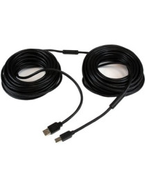 StarTech.com 20m / 65 ft Active USB 2.0 A to B Cable - M/M - Extend the distance between your USB 2.0 devices by up to 65ft - US