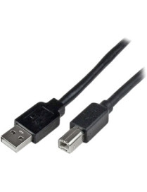 StarTech.com 20m / 65 ft Active USB 2.0 A to B Cable - M/M - Extend the distance between your USB 2.0 devices by up to 65ft - US