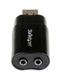 StarTech.com StarTech.com Audio USB Adapter - Add headphone and MIC audio connectors through USB - usb sound card - usb external