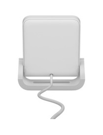 Logitech POWERED Cradle - Wireless - iPhone, Smartphone - Qi - Charging Capability - White