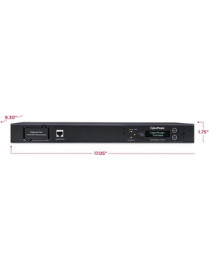 Cyber Power CyberPower PDU20MHVT10AT Metered ATS PDU 200-240V 20A 1U 10-Outlets (2) L6-20P - NEMA L6-20P - 8 x IEC 60320 C13, 2 