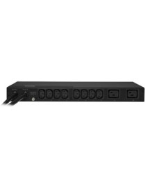 Cyber Power CyberPower PDU20MHVT10AT Metered ATS PDU 200-240V 20A 1U 10-Outlets (2) L6-20P - NEMA L6-20P - 8 x IEC 60320 C13, 2 