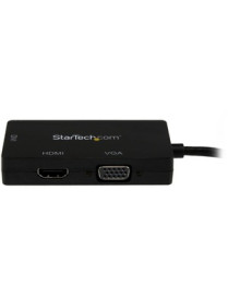 StarTech.com Mini DisplayPort Adapter - 3-in-1 - 1080p - Monitor Adapter - Mini DP to HDMI / VGA / DVI Adapter Hub - Connect a M