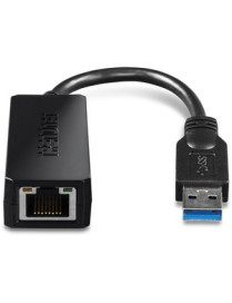 TRENDnet USB 3.0 To Gigabit Ethernet Adapter, Full Duplex 2Gbps Ethernet Speeds, Up To 1Gbps, USB-A, Windows & Mac Compatibility