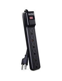 Cyber Power CyberPower CSB6012 Essential 6-Outlets Surge Suppressor with 1200 Joules and 12FT Cord - Plain Brown Boxes - 6 x NEM