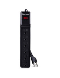 Cyber Power CyberPower CSB6012 Essential 6-Outlets Surge Suppressor with 1200 Joules and 12FT Cord - Plain Brown Boxes - 6 x NEM