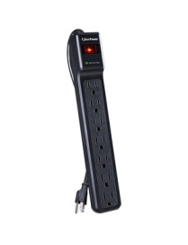 Cyber Power CyberPower CSB7012 Essential 7-Outlets Surge Suppressor with 1500 Joules and 12FT Cord - Plain Brown Boxes - 7 x NEM