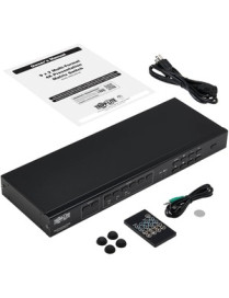 Tripp Lite B300-9X2-4K Multi-Format Matrix Switch/Splitter - 4096 x 2160 - 4K - 9 x 2 - Display, Projector, Computer, Blu-ray Di