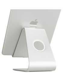 Rain Design mStand tablet stand - Silver - Angled stand provides a comfortable view. Cable outlet for easy management.