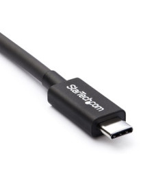 StarTech.com Thunderbolt 3 Cable - 6 ft / 2m - 4K 60Hz - 20Gbps - USB C to USB C Cable - Thunderbolt 3 USB Type C Charger Cable 