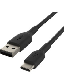 Belkin BOOST↑CHARGE™ USB-C to USB-A Cable - 3.3 ft USB/USB-C Data Transfer Cable for Smartphone - First End: 1 x USB Type C - Ma