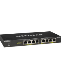 Netgear GS308PP Ethernet Switch - 8 Ports - 2 Layer Supported - Twisted Pair - Desktop, Wall Mountable, Rack-mountable - 3 YearL