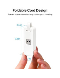 Tp Link TP-Link USB 3.0 to Gigabit Ethernet Network Adapter - USB 3.0 - 1000 MB/s Data Transfer Rate - 1 Port(s) - 1 - Twisted P