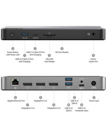 ALOGIC Universal Triple 4K Docking Station with 100W Power Delivery - PRIME DX3 Dock - ALOGIC Universal Triple 4K Docking Statio