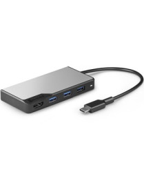 ALOGIC USB-C Fusion CORE 5-in-1 HDMI & USB Hub- 1 x HDMI@4K@60Hz, 3 x USB-A (USB3.0) 1 x USB-C (Data + PD) - Space Grey - ALOGIC