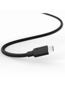 ALOGIC Elements PRO USB-C to Lightning 1m Cable - Black - 3.3 ft Lightning/USB-C Data Transfer Cable for iPhone, iPad, iPod - Fi