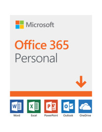 Microsoft 365 Personal - Subscription License - 1 PC/Mac, 1 Person - 12 Month - Non-commercial - Download - Handheld, Mac, PC