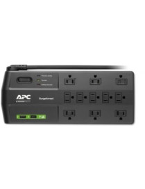 APC by Schneider Electric SurgeArrest 11-Outlet PDU - 11 x NEMA 5-15R, 2 x USB - 2880 J - 120 V AC Input - 120 V AC, 5 V DC Outp