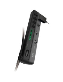 APC by Schneider Electric SurgeArrest 8-Outlet PDU - 8 x NEMA 5-15R, 2 x USB - 2630 J - 120 V AC Input - 120 V AC, 5 V DC Output