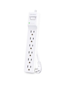 Cyber Power CyberPower Essential B615 6-Outlet Surge Suppressor/Protector - 6 x NEMA 5-15R - 1500 J - 120 V AC Input