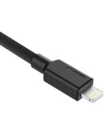 ALOGIC Elements PRO USB-A to Lightning 1m Cable - Black - 3.3 ft Lightning/USB Data Transfer Cable for iPhone, iPad, iPod - Firs