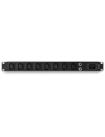 StarTech.com 1U 19" 8 Port Rack Mount PDU, IEC C13 Socket Rackmount Power Supply/ Strip, Horizontal Server Rack Surge Protector 