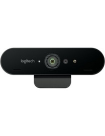 Logitech BRIO Webcam - 90 fps - Black - USB 3.0 - 4096 x 2160 Video - Auto-focus - 5x Digital Zoom - Microphone - Notebook, Moni