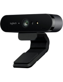 Logitech BRIO Webcam - 90 fps - Black - USB 3.0 - 4096 x 2160 Video - Auto-focus - 5x Digital Zoom - Microphone - Notebook, Moni