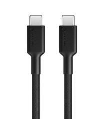 ALOGIC Elements PRO USB-C to USB-C cable - Male to Male - 2m - USB 2.0 - 5A - 480Mbps OD: 4.0 - Black - 6.6 ft USB-C Data Transf