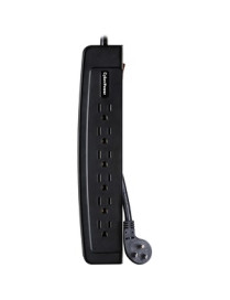 Cyber Power CyberPower CSP604T Professional 6-Outlets Surge Suppressor 4FT Cord and TEL - Plain Brown Boxes - 6 x NEMA 5-15R - 1