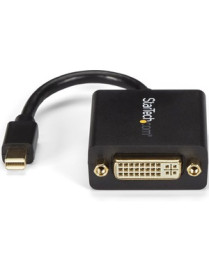 StarTech.com Mini DisplayPort to DVI Adapter, Mini DP to DVI-D Converter, 1080p Video, VESA Certified, mDP 1.2 to DVI Monitor/Di