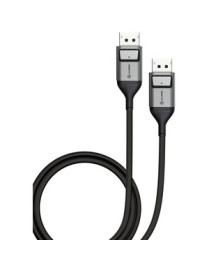 ALOGIC Ultra 8K DisplayPort to DisplayPort cable - V1.4 - 1m - Space Grey - 3.3 ft DisplayPort A/V Cable for Audio/Video Device,