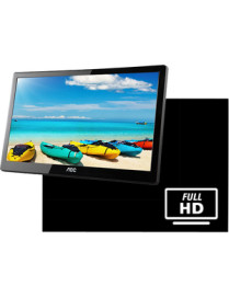 AOC I1659FWUX 15.6" Full HD WLED LCD Monitor - 16:9 - Glossy Piano Black - 16" (406.40 mm) Class - 1920 x 1080 - 262,000 Colors 