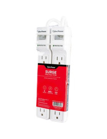 Cyber Power CyberPower MP1082SS Essential 6 - Outlet Surge with 500 J - 6 x NEMA 5-15R - 500 J