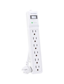 Cyber Power CyberPower MP1082SS Essential 6 - Outlet Surge with 500 J - 6 x NEMA 5-15R - 500 J