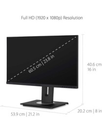 ViewSonic VG2456 23.8" Full HD WLED LCD Monitor - 16:9 - Black - 24.00" (609.60 mm) Class - In-plane Switching (IPS) Technology 